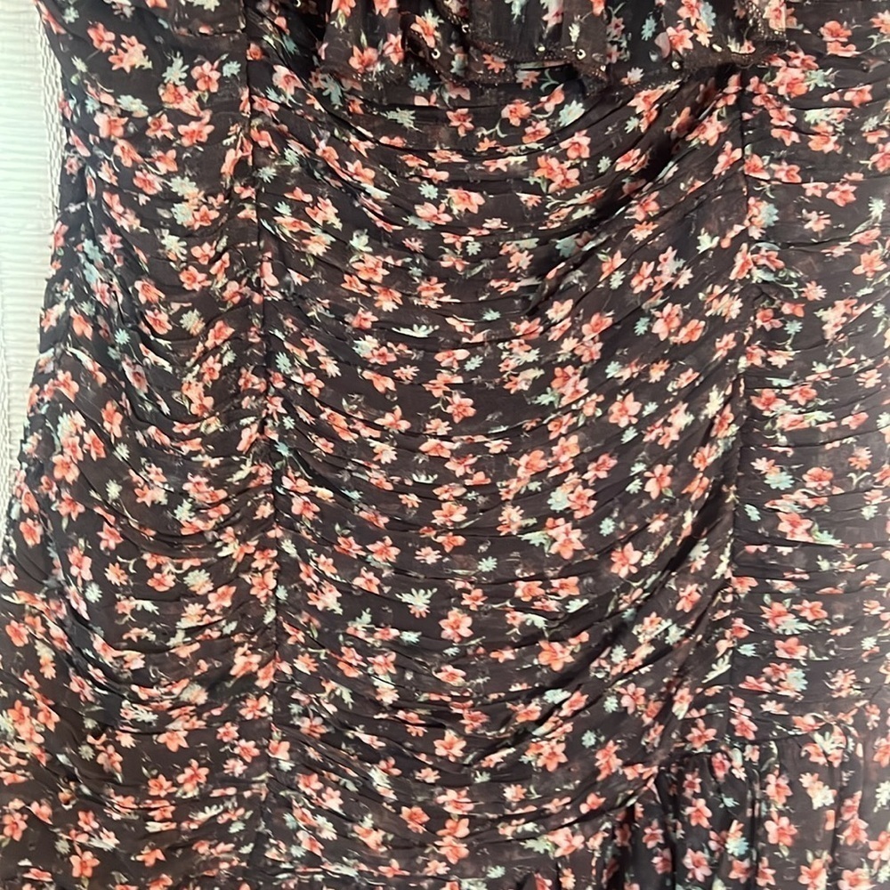 LOVERS + FRIENDS Sylviana Mini Dress in Martine Bloom Floral size M - Picture 7 of 9